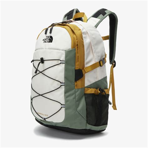 north face white label backpack.